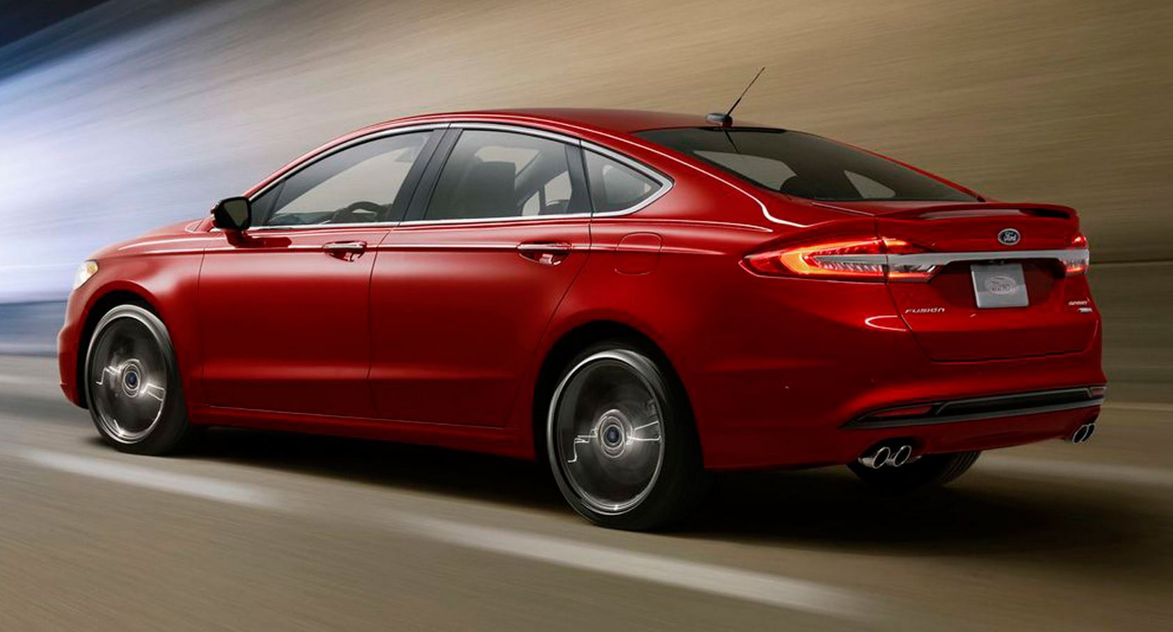 2024 Ford Fusion Active Interior Red