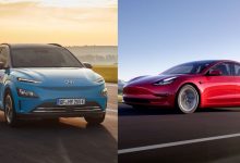 Tesla Model 3 vs Hyundai Kona Electric